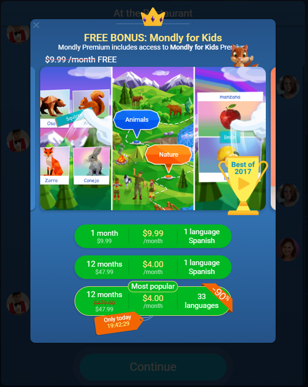 Piani tariffari mensili