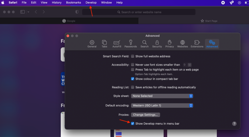 cache kosong di safari