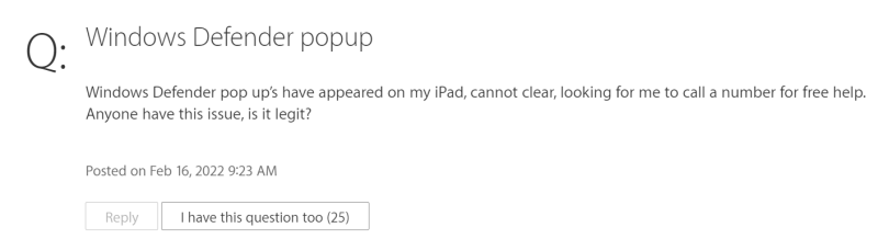 pengguna mac mengutip peringatan keamanan windows defender