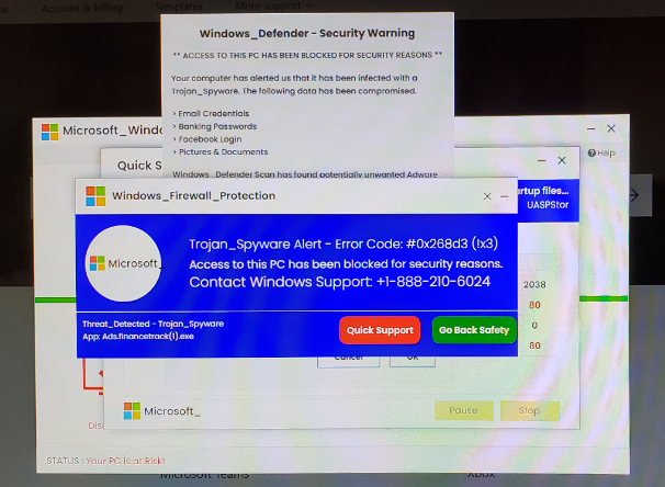peringatan keamanan windows defender