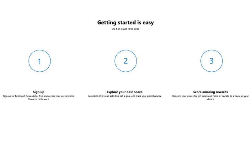 Comenzando con las Recompensas de Microsoft