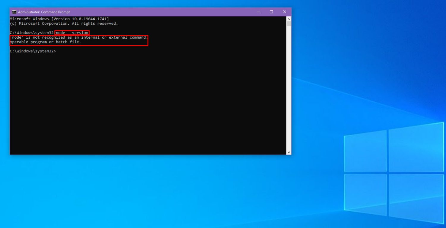 A saída da CLI para code node --version