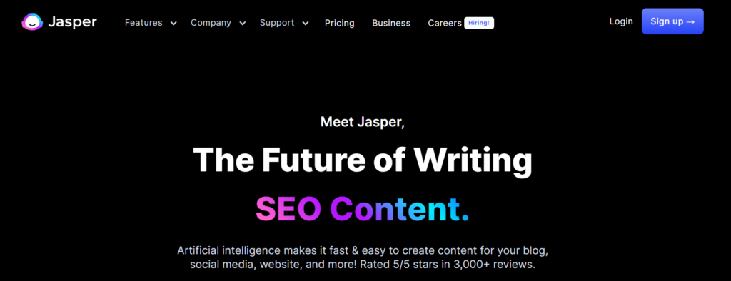 Rytr Review 2022:用于内容创作的最佳 AI 写作工具 22 jasper ai writing tool
