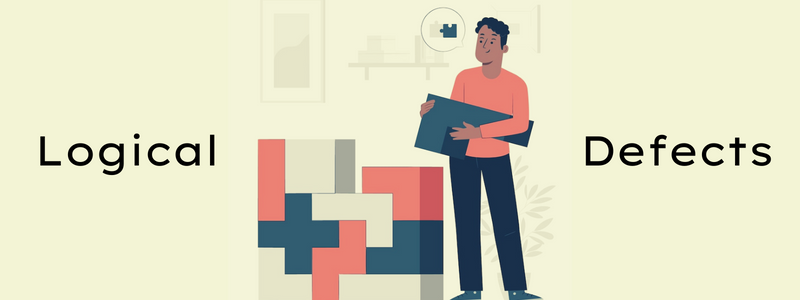 defeitos lógicos