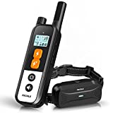 Zgarda de dresaj pentru câini cu telecomandă, zgarda de șoc pentru câini cu moduri de vibrație și bip, transmițător reîncărcabil cu blocare de securitate, zgarda impermeabilă, 99 de niveluri reglabile - Toate rasele, mărimile