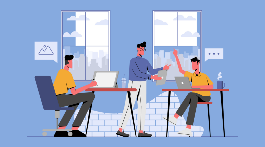 위치 및 커뮤니케이션 방식