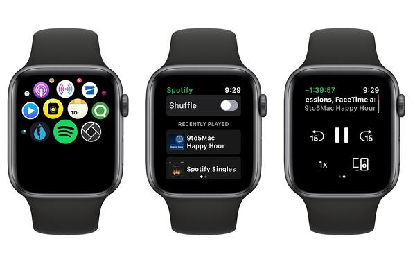 تطبيق Spotify لـ Apple Watch