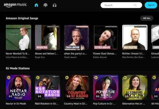 访问亚马逊音乐免费下载音乐