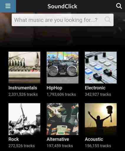 前往 Soundclick 应用免费下载音乐