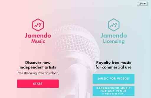 访问 Jamendo 免费下载音乐