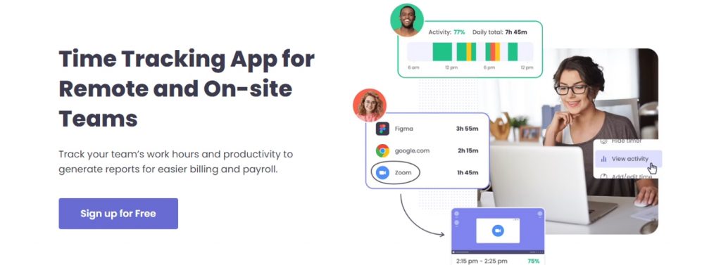Traqq - Aplikasi Pelacakan Waktu untuk Tim Jarak Jauh atau Lokal