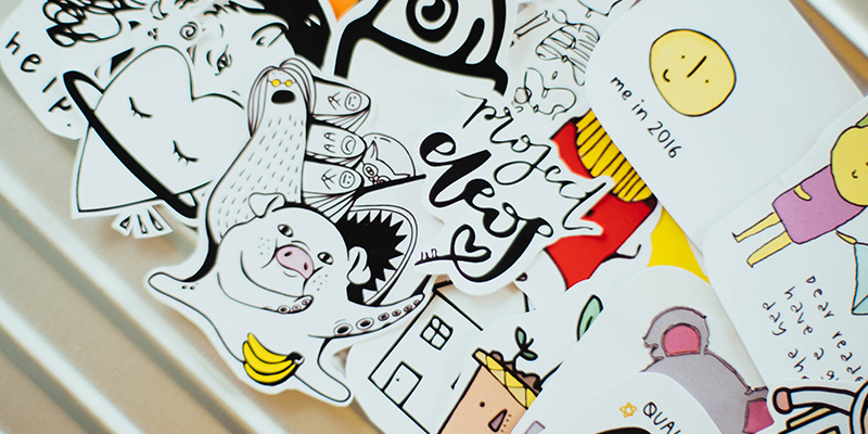 Etiket niş minimalist