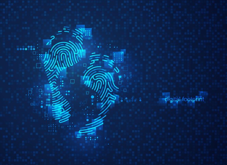 digitaler Fußabdruck