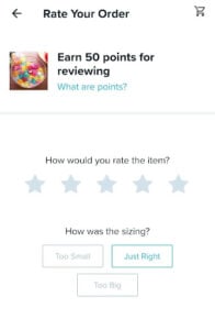 Avalie seu incentivo de pedido