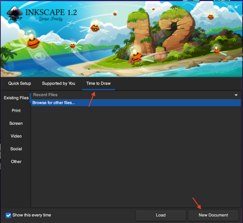clique na hora para desenhar
