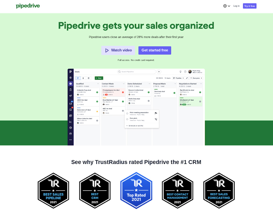 SaaS 登陆页面示例