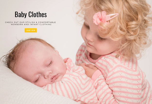 boutique en ligne de vêtements pour bébés