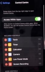 Agregue la función de grabación al centro de control para Screen Record en iPhone 14 Pro Max