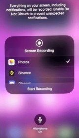 Habilite la configuración de grabación importante para Screen Record en iPhone 14 Pro Max