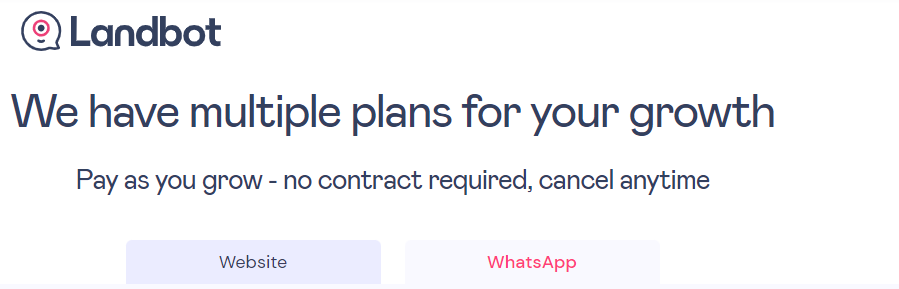 У нас есть несколько планов для вашего роста