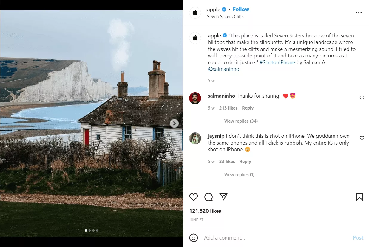 Apple Shot on iPhone 캠페인