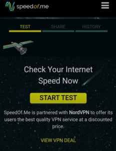 Verwenden Sie die besten Internet-Geschwindigkeitstestseiten der Speedof.me-Website