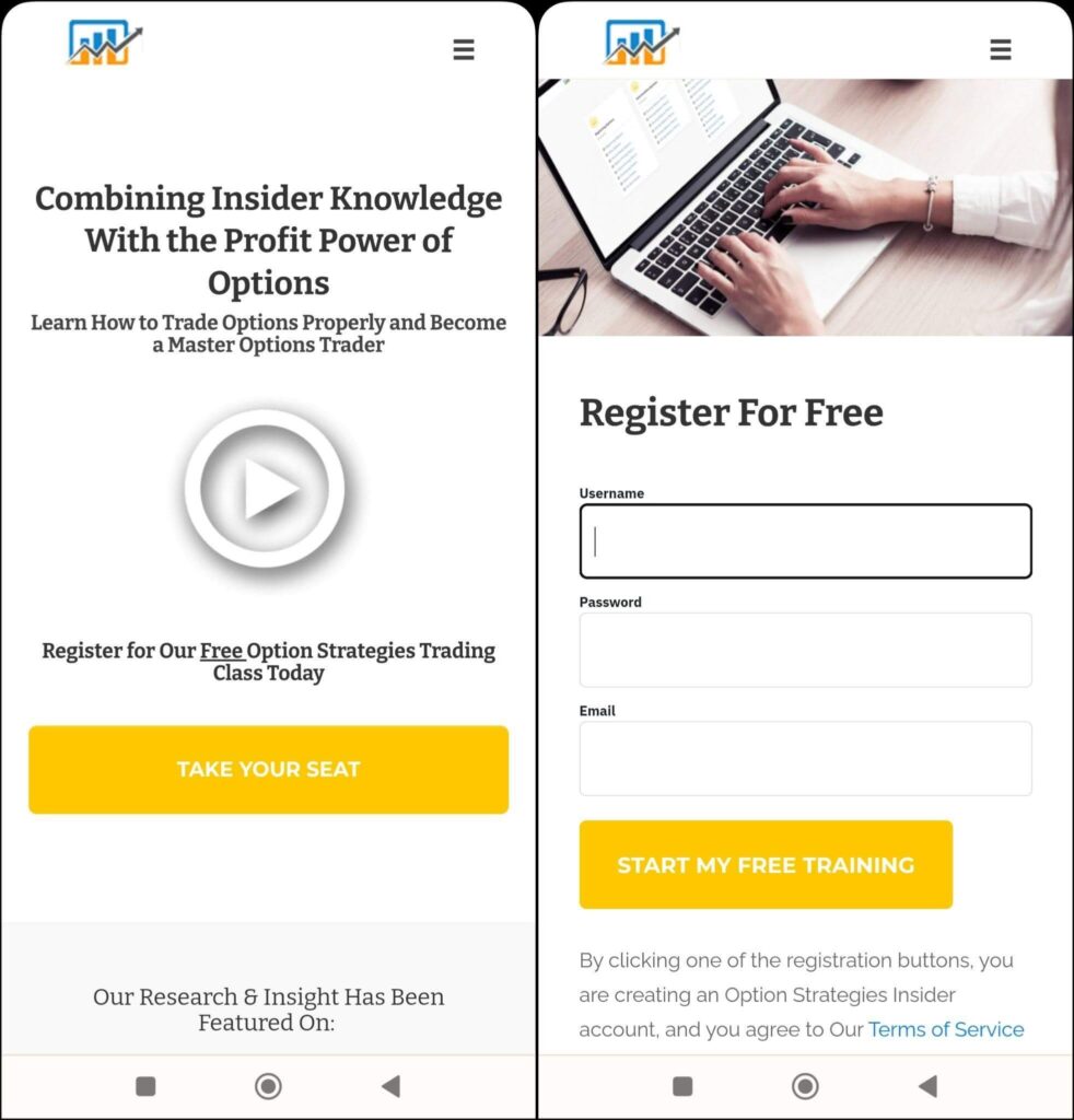 옵션 전략 내부자 검토 2022 - 가치가 있습니까?