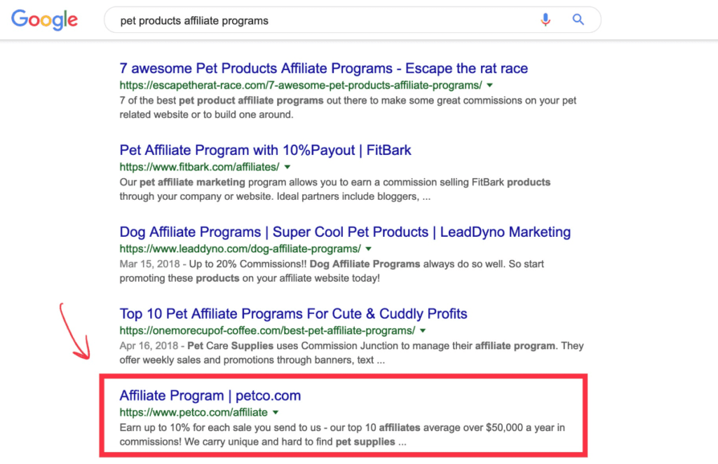 مثال على البرامج التابعة للحيوانات الأليفة