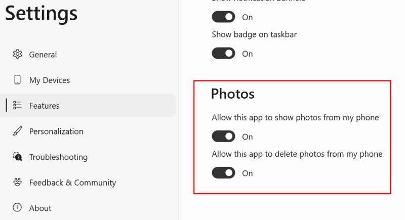 사진 링크 설정