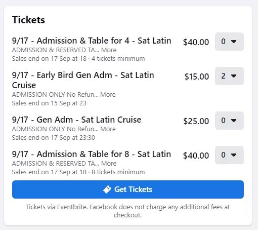 使用 facebook 事件创建 FOMO Creating FOMO with facebook events