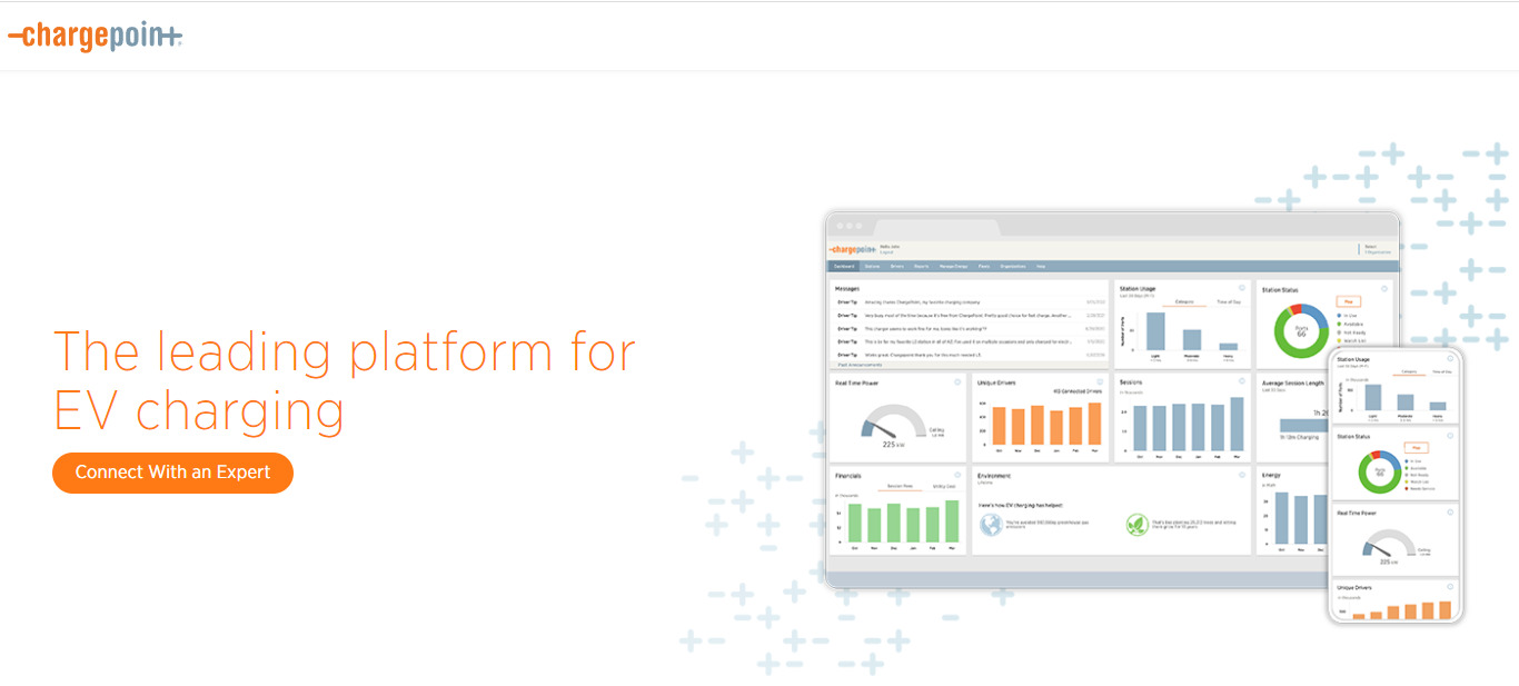 ChargePoint EV ルート プランナー