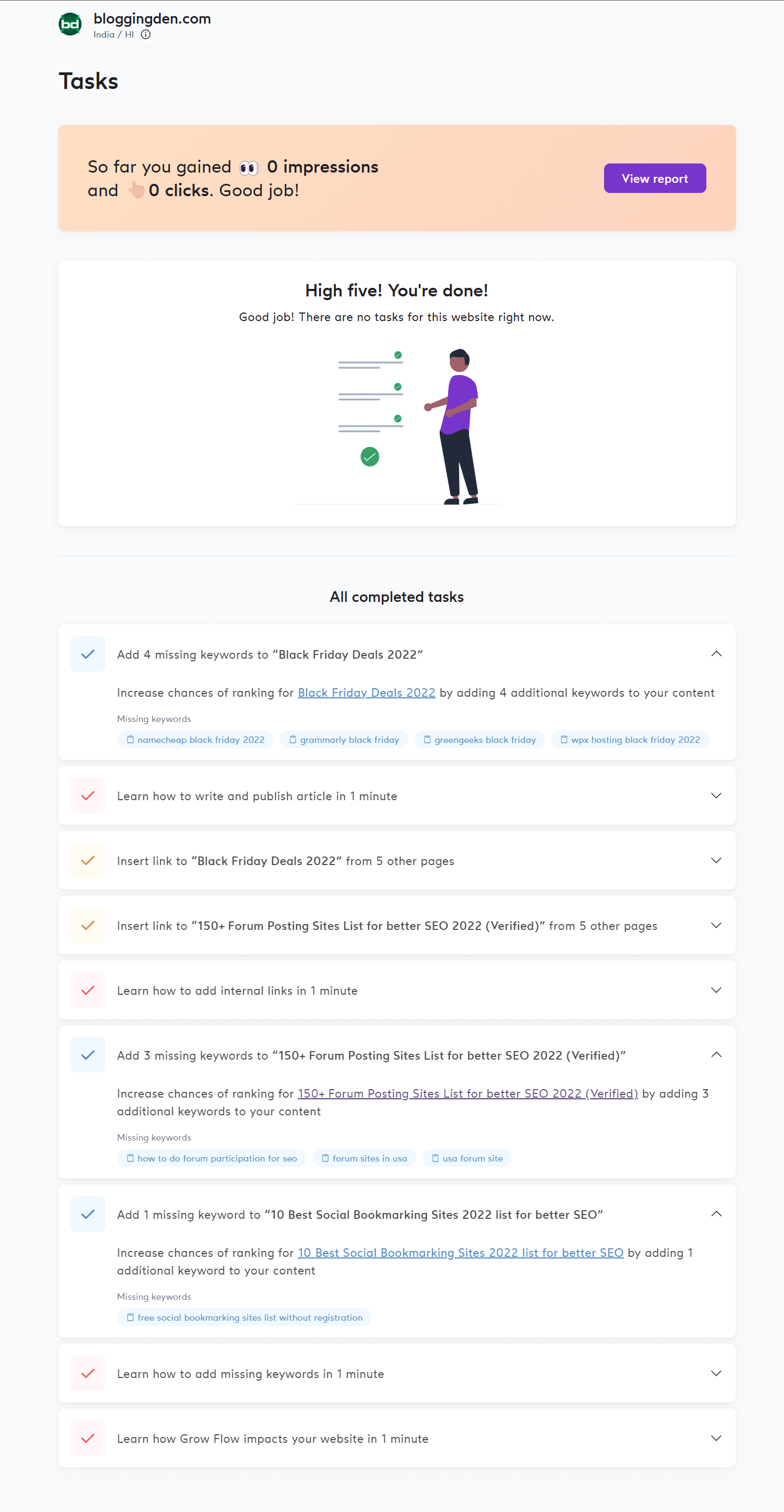Surfer SEO Review 2022: 콘텐츠 순위 2를 위한 최고의 온페이지 SEO 도구 및 콘텐츠 최적화 도구 Growflow task guidelines by surfer seo