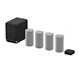 سوني HT-A9 7.1.4ch نظام مكبر صوت للمسرح المنزلي عالي الأداء مع مضخم صوت لاسلكي سوني SA-SW5 300 واط