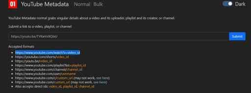 使用 YouTube 元數據在線工具修復 Youtube 上傳日期