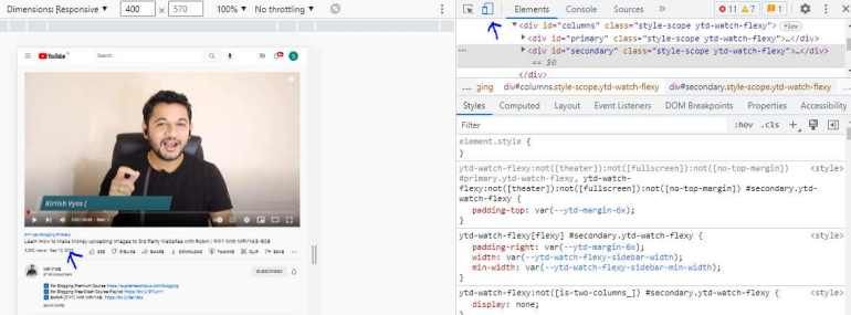 切換到平板電腦視圖以修復 Youtube 上傳日期