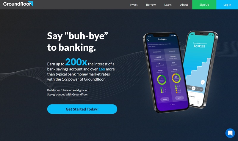 グラウンドフロアの短期不動産ローン.