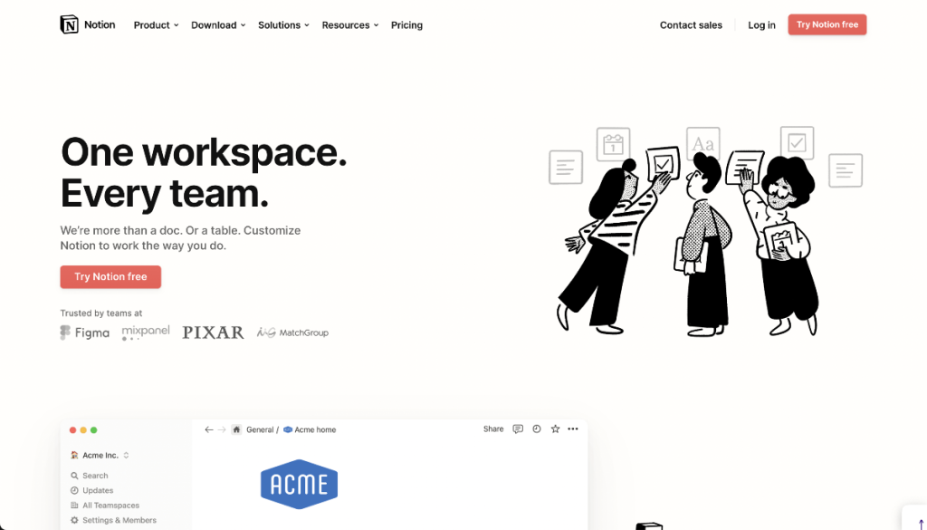 software de gerenciamento de projetos noção