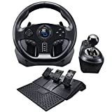 Superdrive - Volante de corrida GS850-X com câmbio manual, 3 pedais, paddle shifters para Xbox Serie X/S, PS4, Xbox One, (programável)