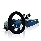 GTR Simulator RS30 Ultra Force Feedback Driving Racing Wheel Capa de Couro Camurça Trocadores de marchas instantâneos com base de metal ajustável responsiva V3 2-pedais para PC