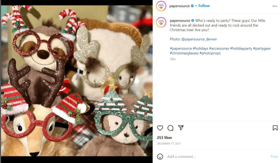 Papierquelle Weihnachtspost