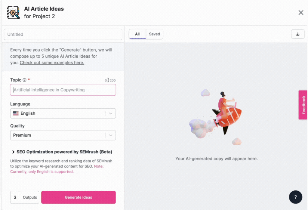 Article Ideas Generator - บล็อกยังคงเป็นเรื่องหรือไม่?