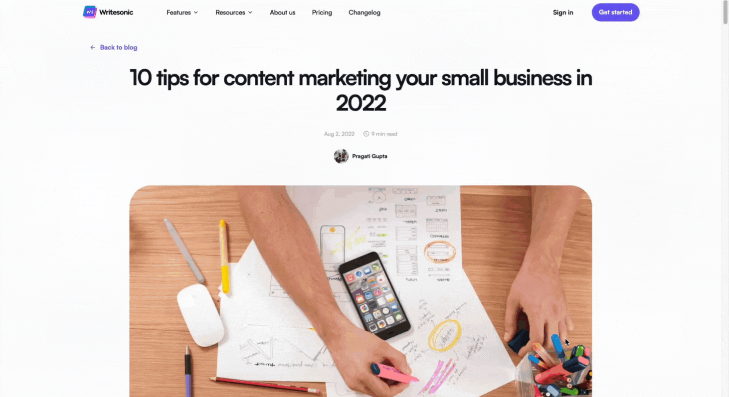 วิธีเขียนบล็อกโพสต์