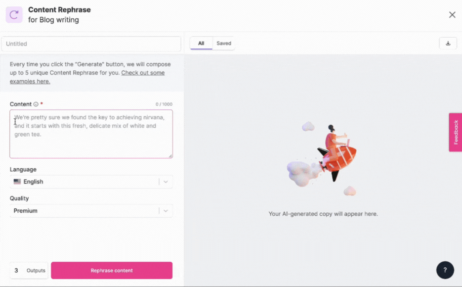 Herramienta de paráfrasis - Cómo reescribir una oración