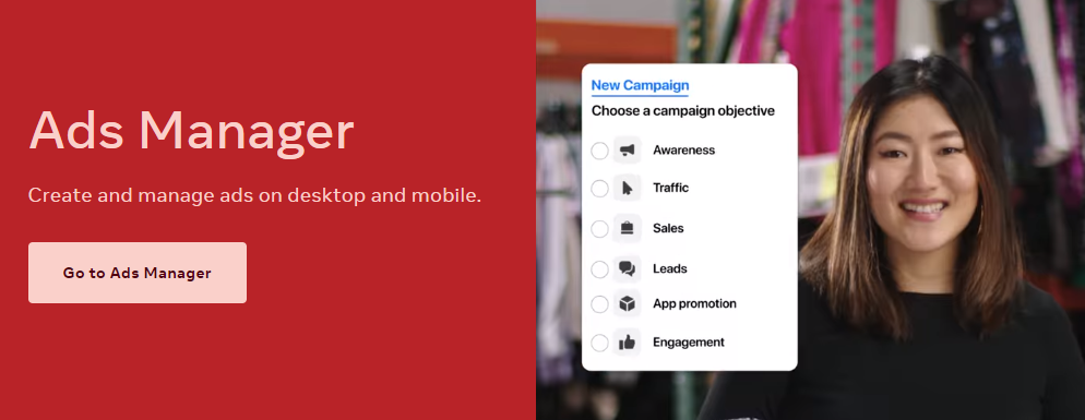 Administrador de anuncios de Facebook