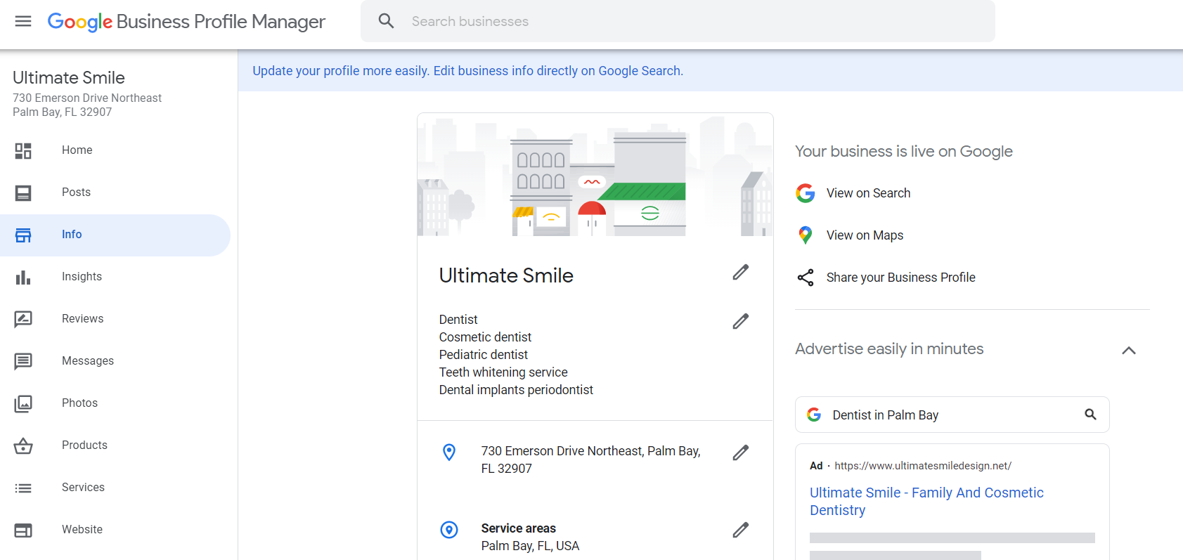 谷歌业务资料示例