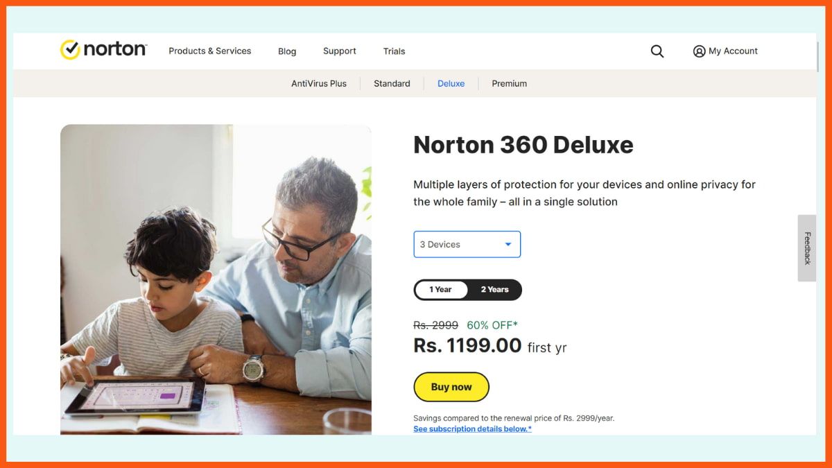 Norton 360 Deluxe - Perangkat Lunak Antivirus Terbaik