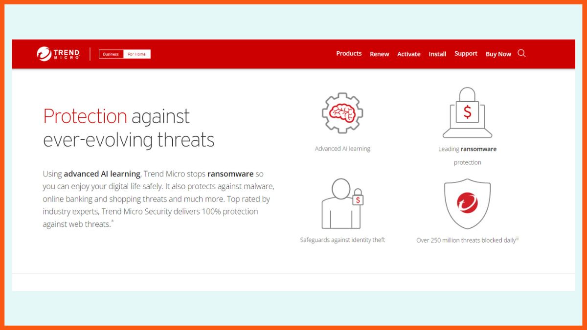 Trend Micro - Perangkat Lunak Antivirus Terbaik