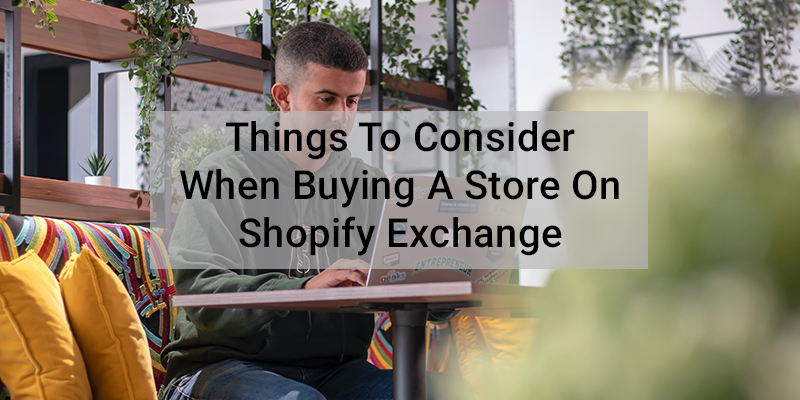 Coisas a considerar ao comprar uma loja no Shopify Exchange