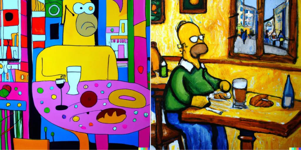 Beispiele verschiedener künstlerischer Stilrichtungen