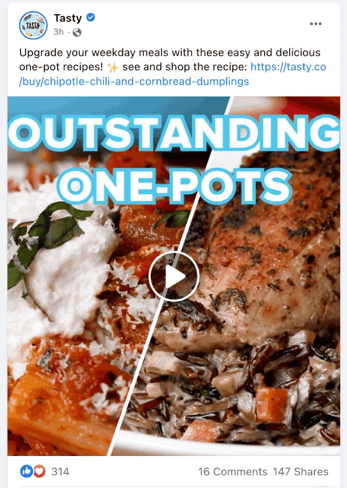 Beispiel Markenreichweite im Social Media Marketing